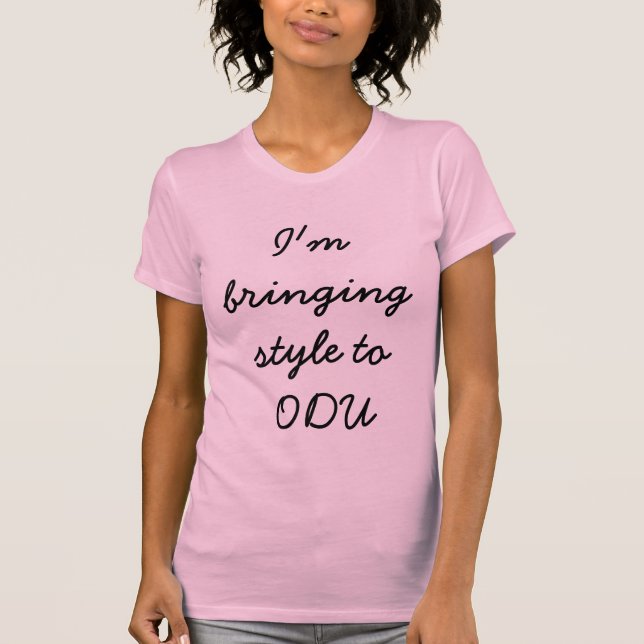 T-shirt J'apporte le style à ODU (Devant)