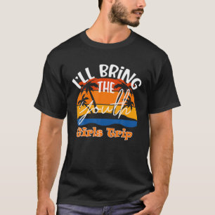 T-shirt J'Apporterai Le Voyage Jeunesse, Filles Amusantes