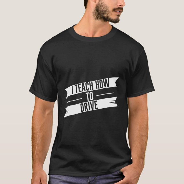 T-shirt J'Apprends À Conduire (Devant)