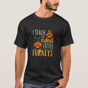 T-shirt J'Apprends À L'École Des Petites Dindons Les Plus