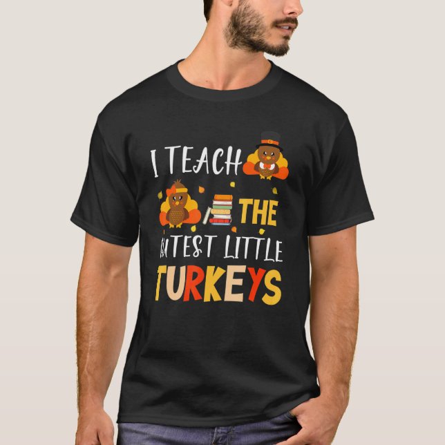 T-shirt J'Apprends À L'École Des Petites Dindons Les Plus  (Devant)
