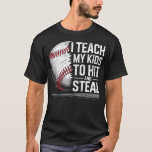 T-shirt J'Apprends À Mes Enfants À Frapper Voler Joueur D