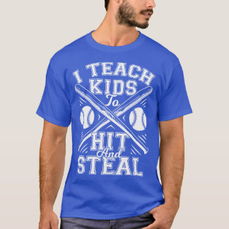 T-shirt J'Apprends Aux Enfants À Frapper Et Voler Un Cadea