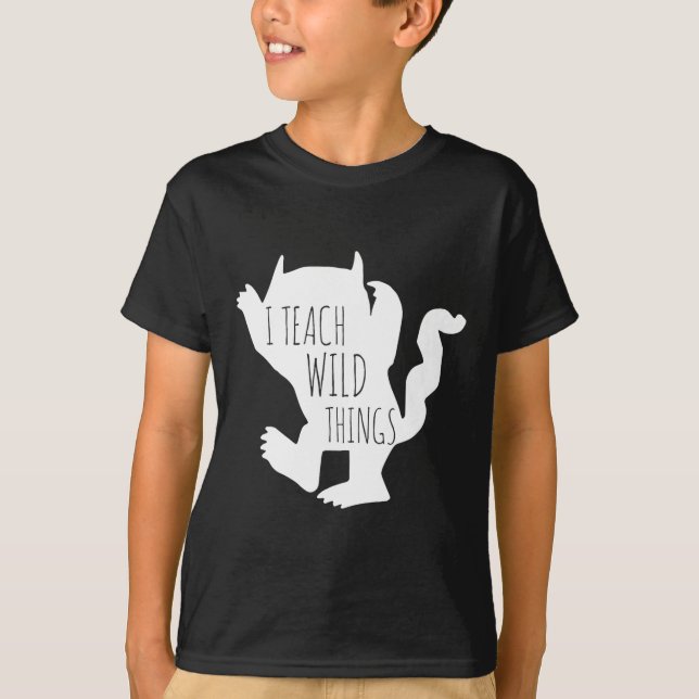 T-shirt J'Apprends Des Choses Sauvages Monster Fun Cadeaux (Devant)