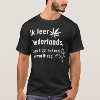 T-shirt J'apprends le néerlandais cours Holland Pays-Bas