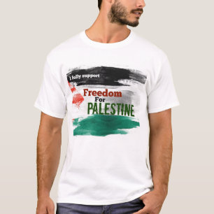 T-shirt J'approuve pleinement la liberté pour la Palestin