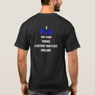 T-shirt J'APPUIE DEUX ÉQUIPES Customisées