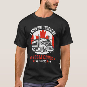 T-shirt J'Appuie Truckers Freedom Convoy 2022 Canada Et