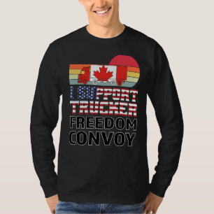 T-shirt J'appuie Truckers Freedom Convoy 2022 États-Unis C