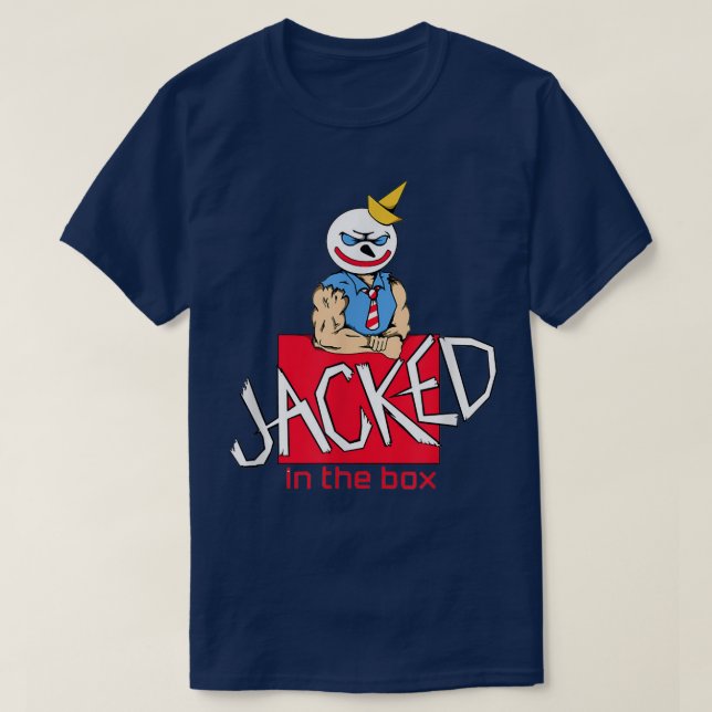 T-SHIRT JAQUÉ DANS LA BOÎTE  (Design devant)