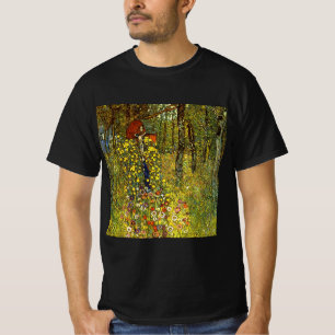 T-shirt Jardin agricole avec Crucifix par Gustav Klimt