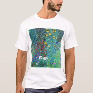 T-shirt Jardin agricole avec tournesols, Gustav Klimt