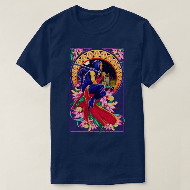 T-shirt Jardin Art Nouveau (Design devant)