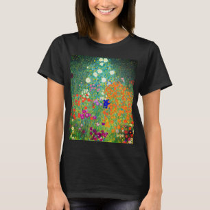 T-shirt Jardin aux fleurs Gustav Klimt