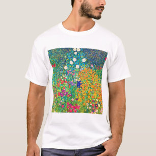 T-shirt Jardin aux fleurs, Gustav Klimt