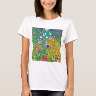 T-shirt Jardin aux fleurs, Gustav Klimt