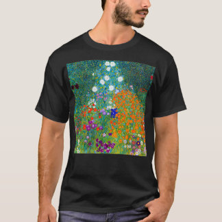 T-shirt Jardin aux fleurs Gustav Klimt 