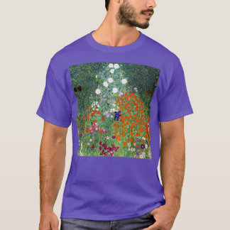 T-shirt Jardin aux fleurs Gustav Klimt