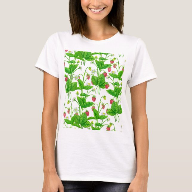 T-shirt Jardin aux fraises (Devant)