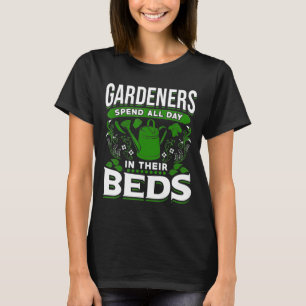 T-shirt Jardin Conception Les Jardins Passent Toute La Jou