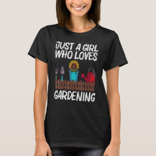 T-shirt Jardin cool Pour Les Filles Jardin Gardener