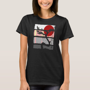 T-shirt Jardin d'art japonais Bouddhiste Zen Japon Rétro B