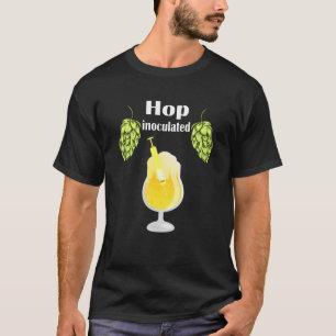 T-shirt Jardin de bière inoculée au houblon Buveur de bièr
