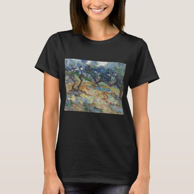 T-shirt Jardin de Gethsémani, Mont des Oliviers par van Go (Devant)