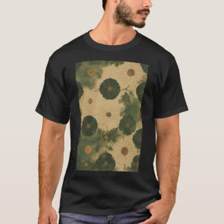 T-shirt Jardin de la marguerite vintage : Motif botanique