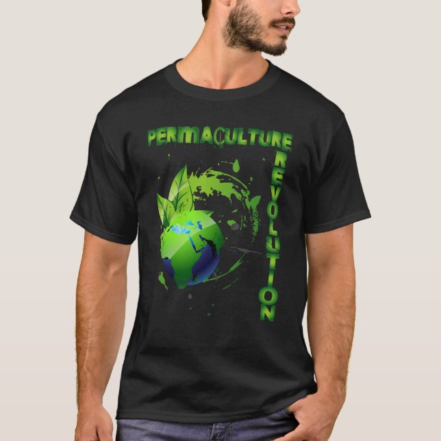 T-shirt Jardin de la Révolution de la Permaculée (Devant)
