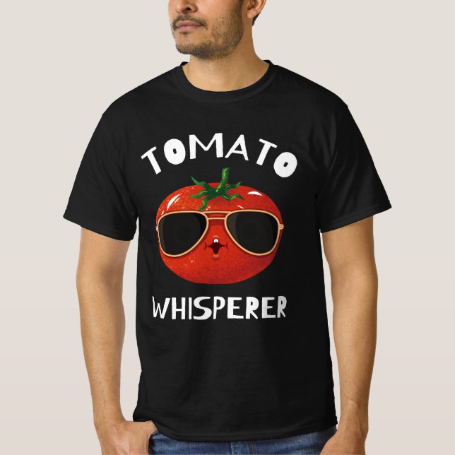 T-shirt Jardin de la tomate Whisperer Tending (Devant)