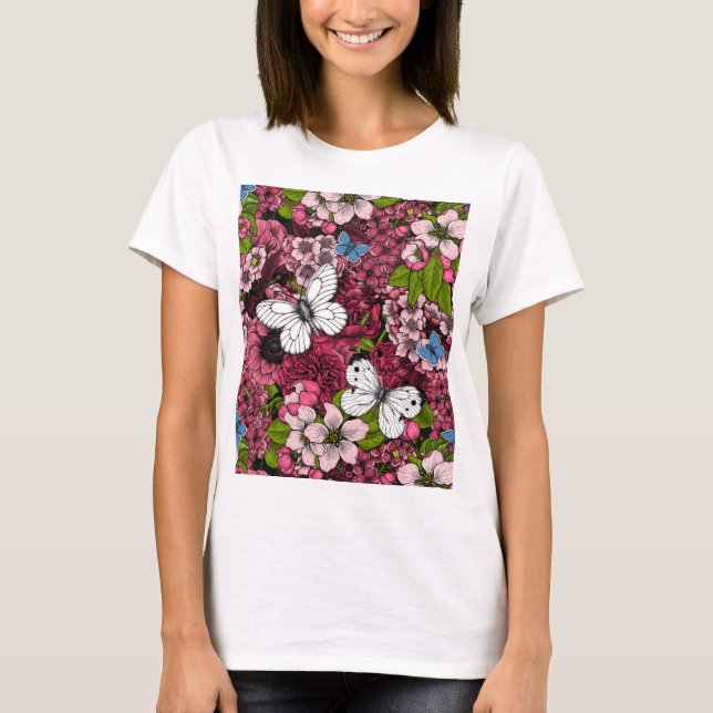 T-shirt Jardin de printemps (Devant)