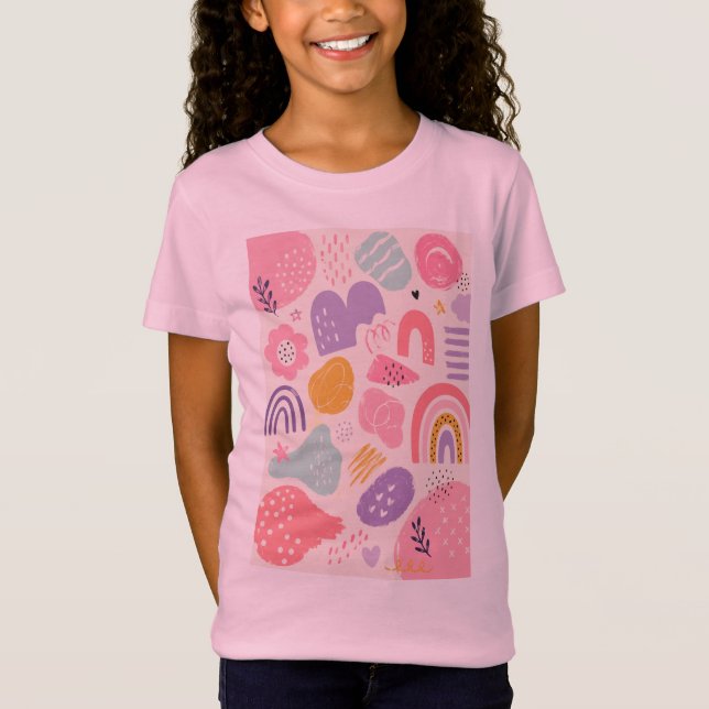 T-Shirt Jardin de Rêve Pastel (Devant)