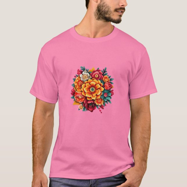 T-shirt Jardin de Sérénité Floral Tee (Devant)