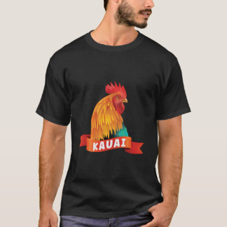 T-shirt Jardin de style coq de Kauai