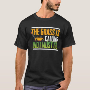 T-shirt Jardin de tondeuse à gazon Paysage