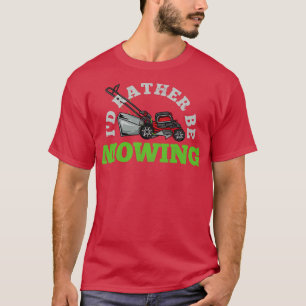 T-shirt Jardin de tondeuse de pelouse
