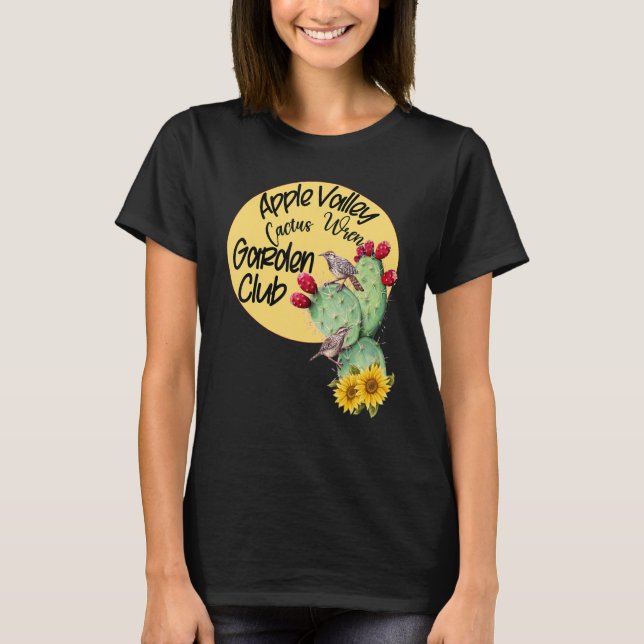 T-shirt Jardin de Troglodyte des cactus (Devant)