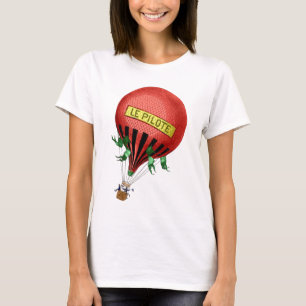 T-shirt Jardin De Tuileries Hot Air Balloon