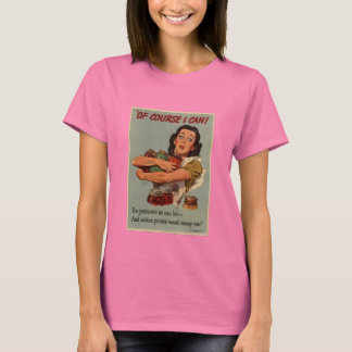 T-shirt Jardin De Victoire Bien Sûr Je Peux Vintage 2ÈME G