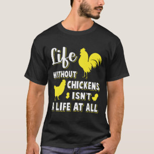 T-shirt Jardin de vie de poulet Poulet Producteurs de poul