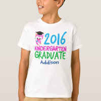 Jardin d'enfants 2016 Graduate Girl Cute Owl
