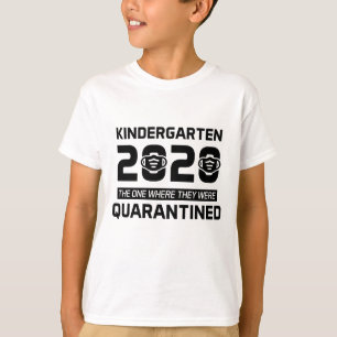 T-shirt jardin d'enfants 2020 mis en quarantaine