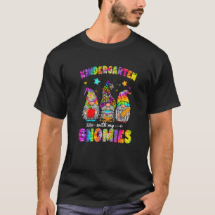 T-shirt Jardin D'Enfants Avec Mes Gnomies Tie Dye Retour À