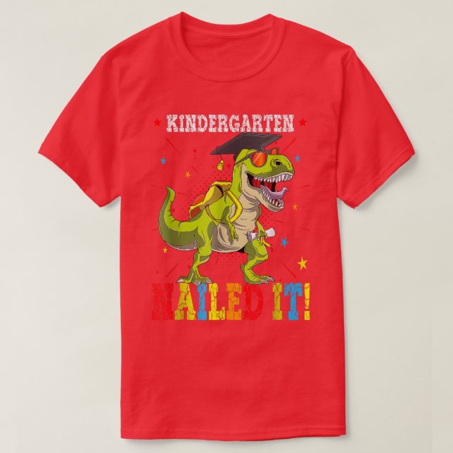 T-shirt Jardin d'enfants cloué It Dinosaur TRe Graduate Cl (Design devant)