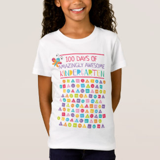 T-Shirt Jardin d'enfants Crayons colorés 100 jours