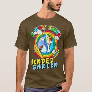 T-shirt Jardin d'enfants de retour à l'école J'ai eu cette