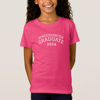 T-Shirt Jardin d'enfants Diplômé mignonne chemise filles g