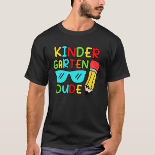 T-shirt Jardin d'enfants Dude crayon de premier jour Coule