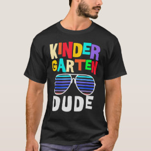T-shirt Jardin D'Enfants Dude Funny Premier Jour Retour À 
